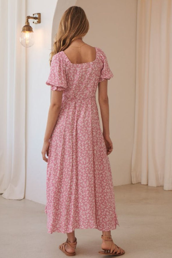 Faith Wrap Midi Dress