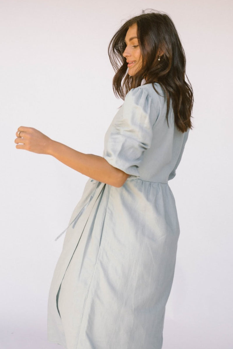 Kylie Wrap Dress - Sage