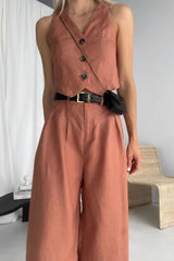The Linen Vest by Barefoot Blonde