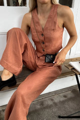 The Linen Vest by Barefoot Blonde