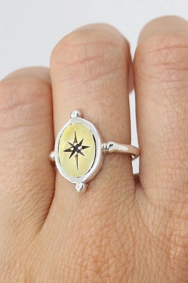Sapphire Signet Ring