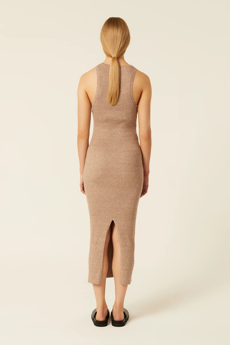 Nude Classic Knit Dress - Cassia