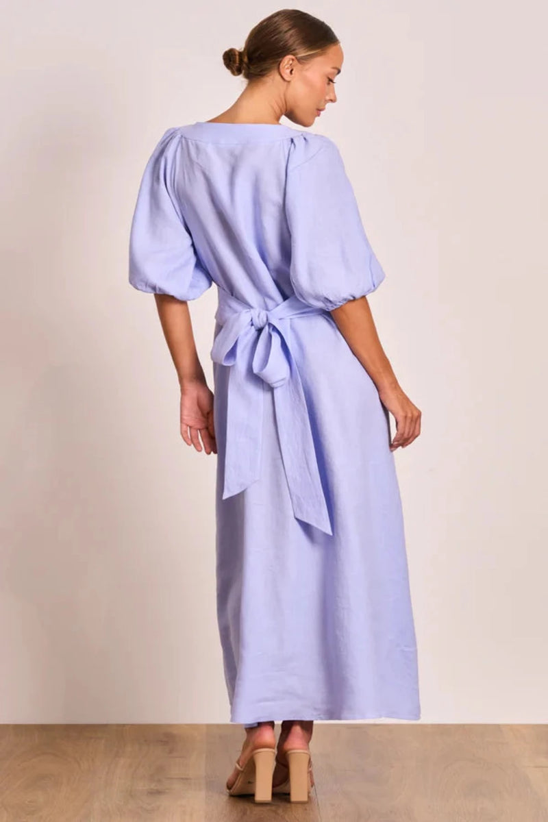 Meadows Button Midi - Jacaranda