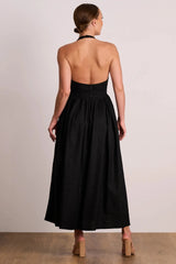Joyride Halter Midi - Black