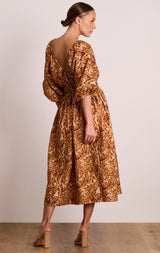 Frolic Sleeve Midi - Sundown