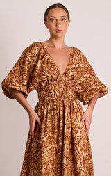 Frolic Sleeve Midi - Sundown