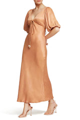 SALE - Ethereal Sleeved Midi Dress - Rustic