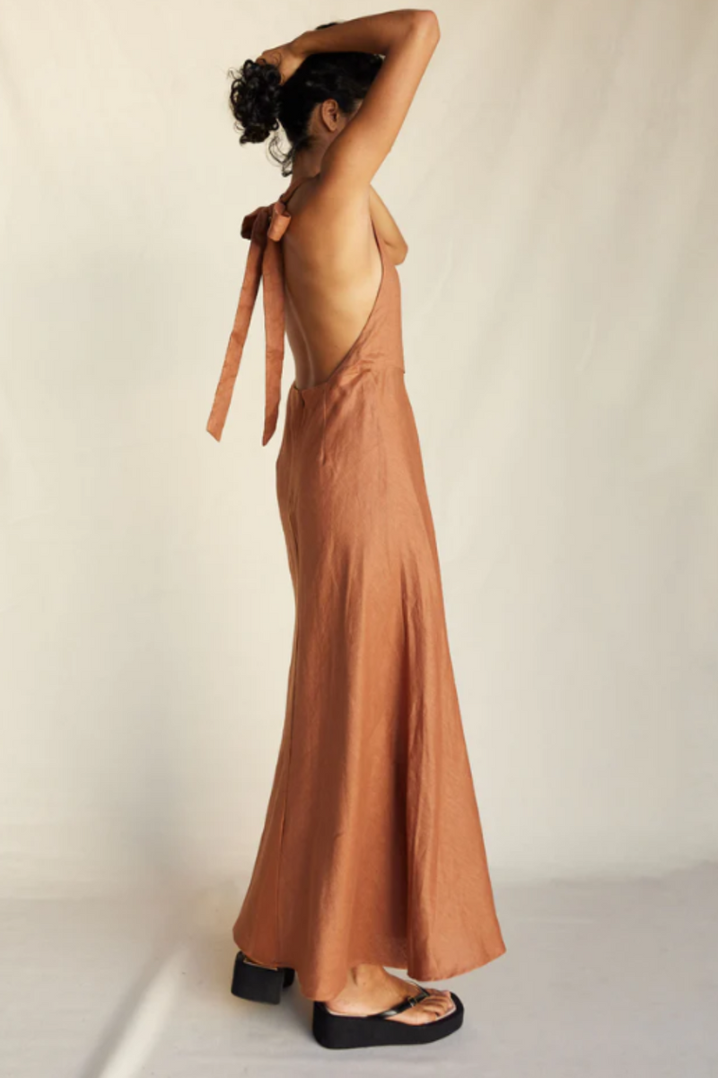 Zaina Maxi Dress - Cinnamon