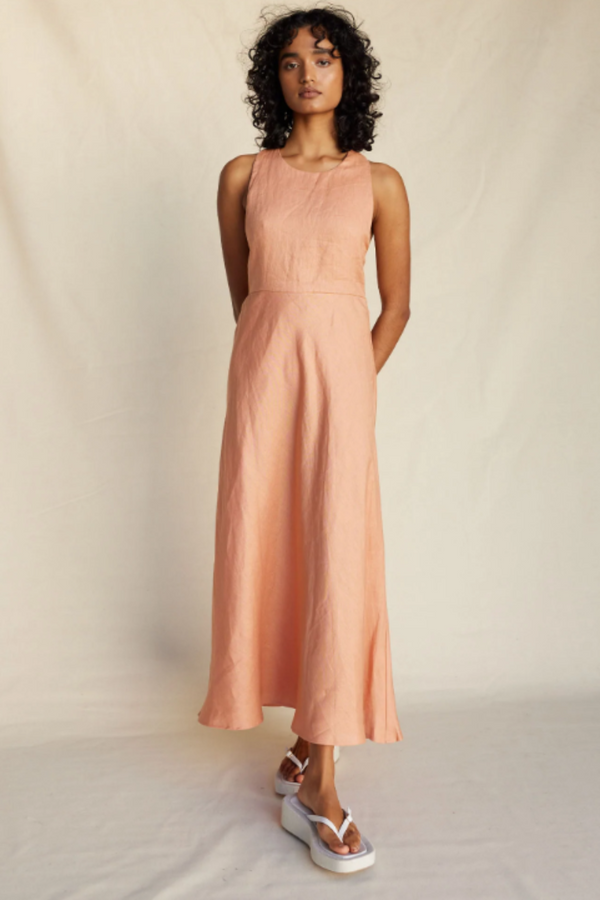 SALE - Zaina Maxi Dress - Apricot