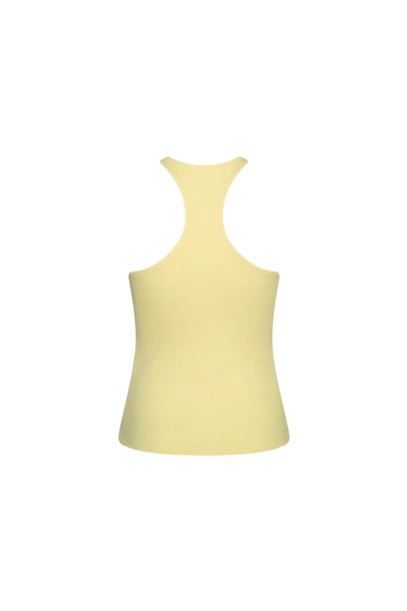 The Lounger Rib Singlet- Sunshine