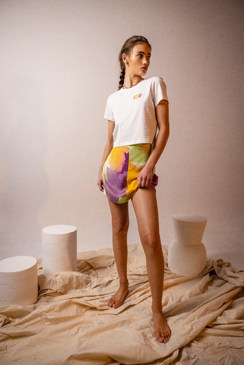 Paloma Micro Tee - Ivory