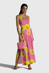 Waikiki Maxi Dress - Candy Hibiscus