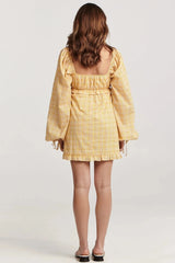 SALE - Elise Mini Dress - Artful Check