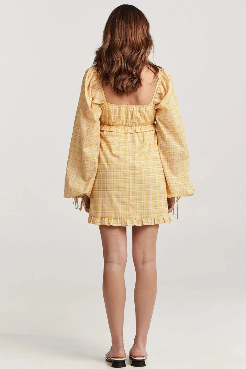 Elise Mini Dress - Artful Check