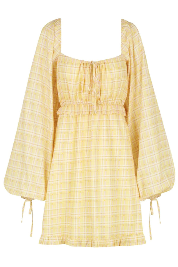 SALE - Elise Mini Dress - Artful Check