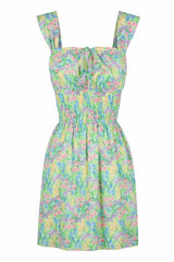 Riley Mini Dress - Painterly Floral