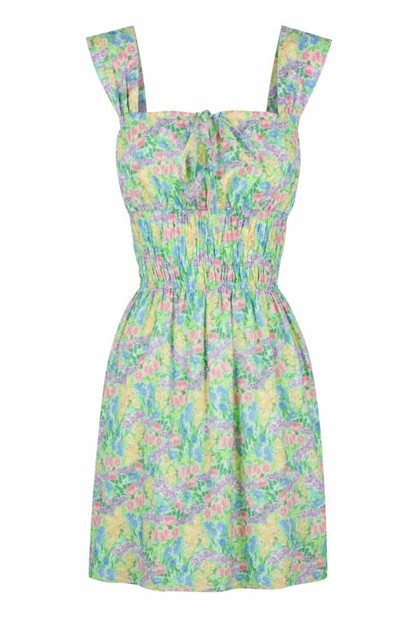 SALE - Riley Mini Dress - Painterly Floral