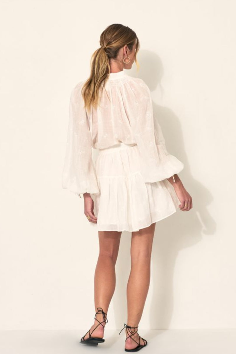 Rafaella Mini Dress - Palmera White