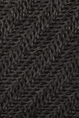 Ines Woven Hardcase Clutch - Black