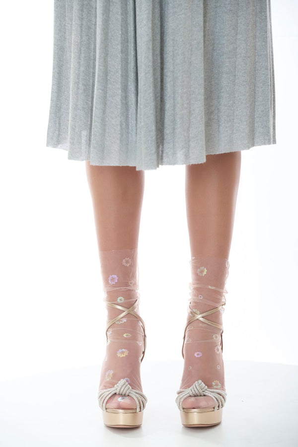 Daphne Hologram Socks - Pink