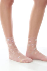 Daphne Hologram Socks - Pink