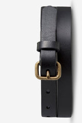Only Lovers Left belt- Black Leather